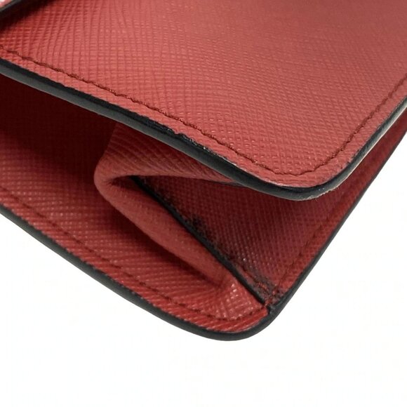 Auth PRADA - 1BD034 Red Leather Shoulder Bag - Picture 12 of 16